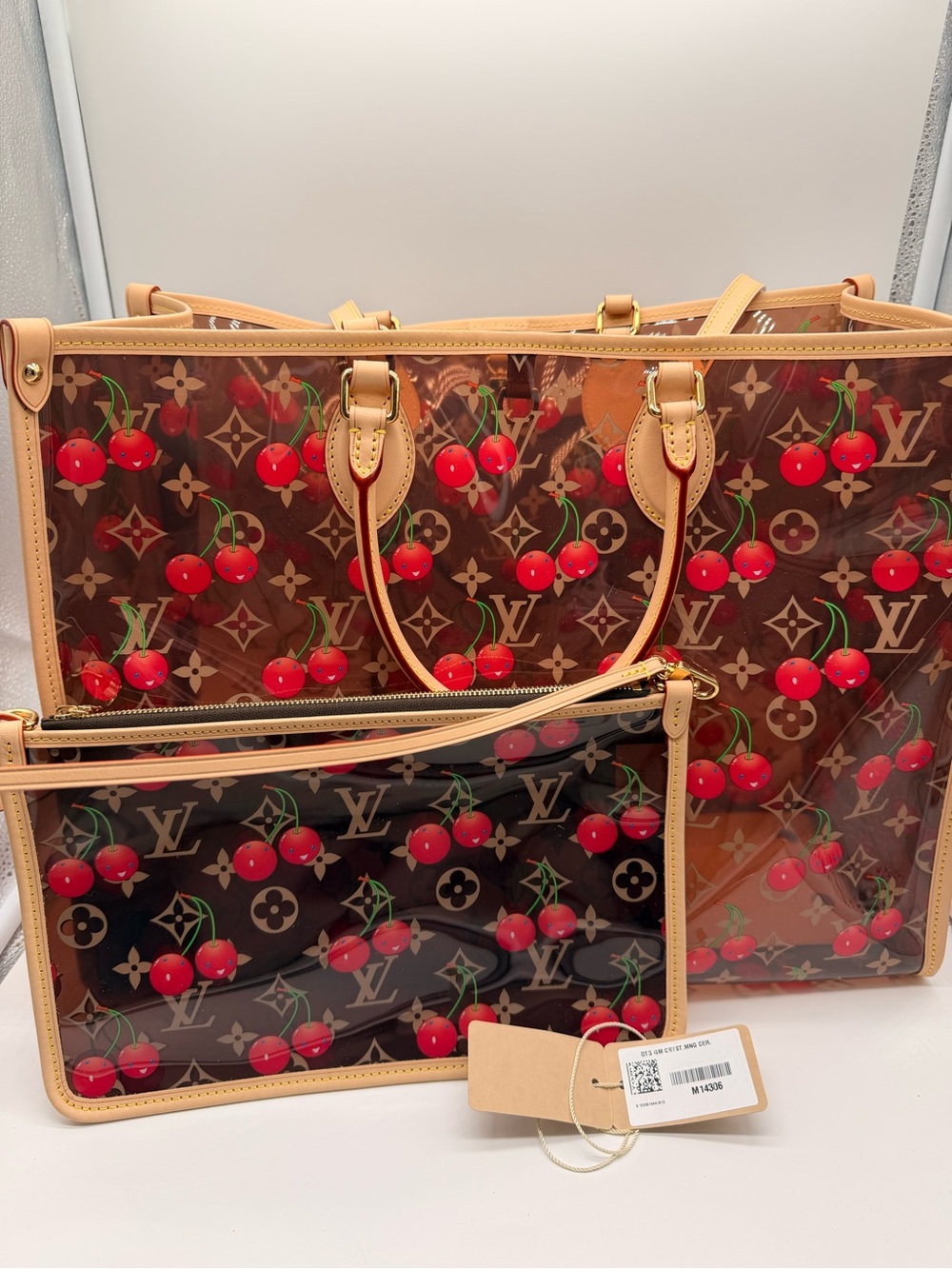 Louis Vuitton murakami cherry blossom On-The-Go gm - Picture 8 of 11